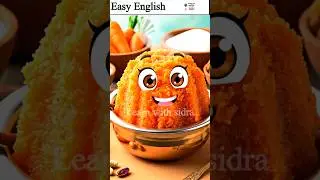 Fun with Vegetables,Gajraila | Learn English #english #fruits #animation #ytshorts #fun