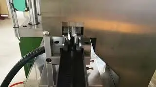 Auto zipper close end molding injection machine#zippermakingmachine #zippermachine