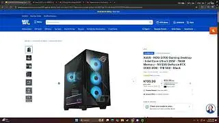 ASUS - ROG G700 Игровой настольный компьютер - Intel Ultra 5 225F - 16 ГБ ОЗУ, RTX 5060 8 ГБ - 1 ...
