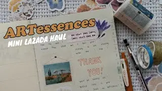 ARTessences Mini Lazada Haul: Unboxing and Journaling #WithMe