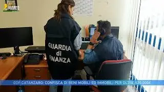 CATANZARO GDF: CONFISCATION OF MOVABLE AND IMPOSED PROPERTY