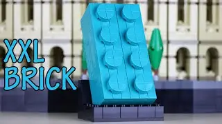 LEGO Buildable XXL 2x4 Teal Brick: Speed Build!