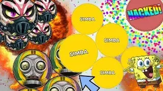 Agar.io EXTREME HACK // ABSOLUTELY INSANE DESTROYING TEAMS SOLO IN AGARIO
