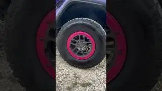 Pink accents for the win..!! #jeep #powdercoat #pink