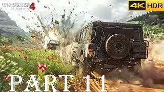 Uncharted 4 | THE BEST CHASE IN GAMING | Hidden in Plain Sight | Realistic Graphics |-No Commentary