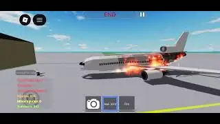 Playing a plane crashing game
