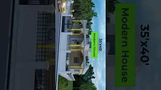 House Design 35'x40'modern sample