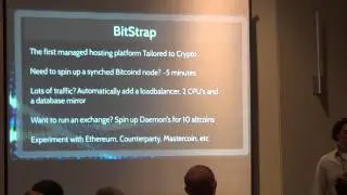 Introducing BitStrap CryptoCloud Services For You - Shannon Code at Cryptolina 2014