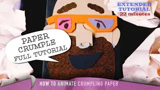 Animate Crumpling Paper with Stop Motion [Extended Tutorial]