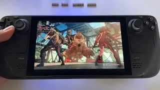 Scarlet Nexus - Steam Deck handheld gameplay - maximum graphics 60FPS