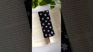 Делаем милую закладку 🖤🩷 День 25 | Акриловая живопись #шорты #искусство #закладка
