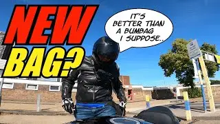 COOL BIKE BAG or WORSE than a BUMBAG? | Moto Vlog