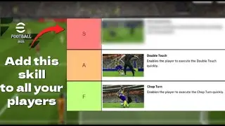 Give this skill to ALL your players! | Efootball player skill tier list