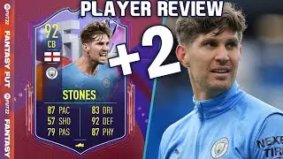 WHAT A BEAST! 🏴󠁧󠁢󠁥󠁮󠁧󠁿 92 FANTASY FUT JOHN STONES PLAYER REVIEW! FIFA 22 ULTIMATE TEAM