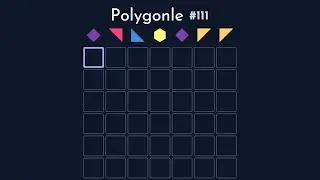 Daily Polygonle 111 - Nov 19, 2022