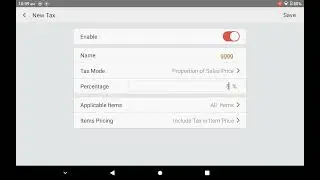 Cashcow Restaurant TAX and service Charge