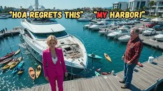Hoa Demolished My Yacht For &ldquo;Unauthorized Docking&rdquo; &mdash; Too Bad I Own The Entire Marina