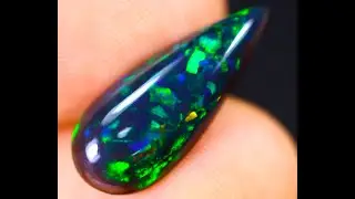 2.71 cts - Natural Black Opal Polished