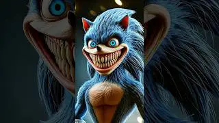 Horror version of the Sonic the Hedgehog characters #scary