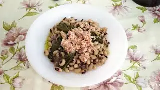 Cyprus traditional healthy food louvi with lahana/easy recipe