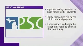 Michigan warns utility customers about fraud