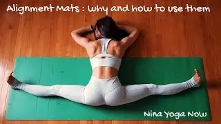 Alignment yoga mat: why and how to use them