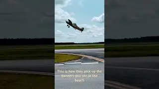 Banner Pickup #beach #ad #banner #aviation #plane #flight