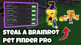 STEAL A BRAINROT BRAINROT FINDER 🔥 LUMIN TRACKER PET FINDER BEST BRAINROT FINDER SCRIPT