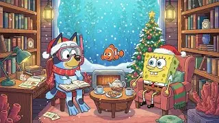 Bluey&rsquo;s Snowy Writing Corner ❄️ Cozy Winter Lofi for Focus, Study & Relax ☕