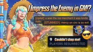 I Impress the Enemy in GM!? 😎 - Mercy Gameplay & Commentary - Overwatch 2 (Season 18)