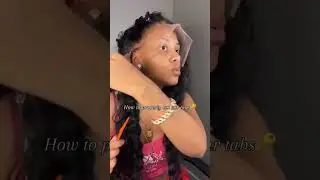 How to properly cut ear tabs #cljhair #humanhair #lacewig