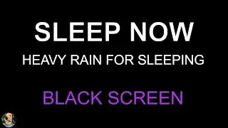 Heavy Rain Hitting Glass Table & Wooden Deck, Night Rain Sounds For Sleeping NO THUNDER, Still Point