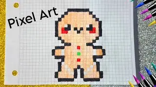 Gingerbread Cookie Pixel Art 🎅🎄Pixelating