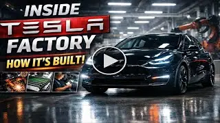 Tesla Model Y Factory Build Process  How Tesla Builds a Car Step by Step