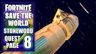 Fortnite Save the World - Stonewood Quest Page 8/8 - Launch the Rocket