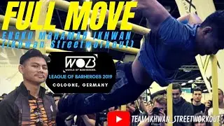 FULL SKILL/MOVE ENGKU MOHAMAD IKHWAN (Ikhwan Streetworkout) #fibo2019