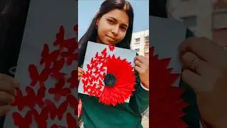 Flower Paper craft ideas ✂️🌞|easy making video #shorts #diy #craft