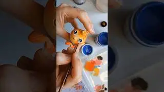 Елочная игрушка Золотая рыбка. Процесс #amazing #diy #творчество #handmade #art