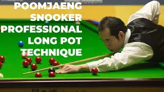 Snooker professional, Clearing the colours and discussing long shot technique