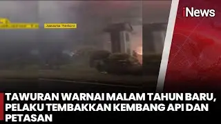 Tawuran Gunakan Kembang Api dan Petasan di Flyover Klender | iNews Room 1/1