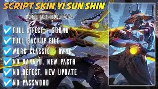 SCRIPT SKIN YI SUN SHIN LONE DESTRUCTOR || FULL EFFECT & SOUND - NO PASSWORD