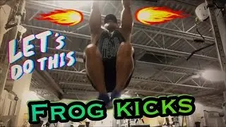 Friday night flex freak on!! Lower abdominal work frog kicks / legs raises
