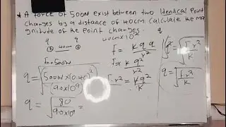 How To Calculate The Magnitude Of Identical Point Charges