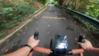 Riding Sentosa's Imbiah Trail on a Gravel Bike POV