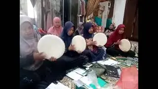Burdah dengan pukulan Naik double Tim Hadroh Raudhatul jannah
