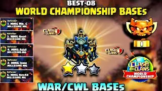 TOP-08 Best TH17 CWL / WAR BASE LINKS in 2025 | World Championship Bases | Clash of Clans Bases