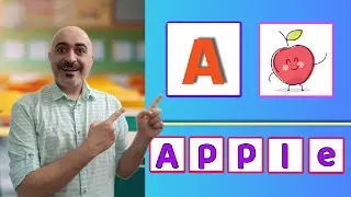 Phonics letter - A song | Nursery rhymes for kids | video for Babies by Rainbow learning class