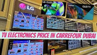 Цены на телевизоры в Дубае в 2025 году. Обзор смарт-телевизоров Carrefour. Цены на электронику. П...