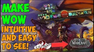 The BEST WoW UI! Immersive , simple and cool! Guild Wars 2 UI