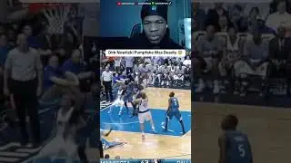 Dirk got a top 3 pumpfake ever? #reaction #nba #basketball #skill